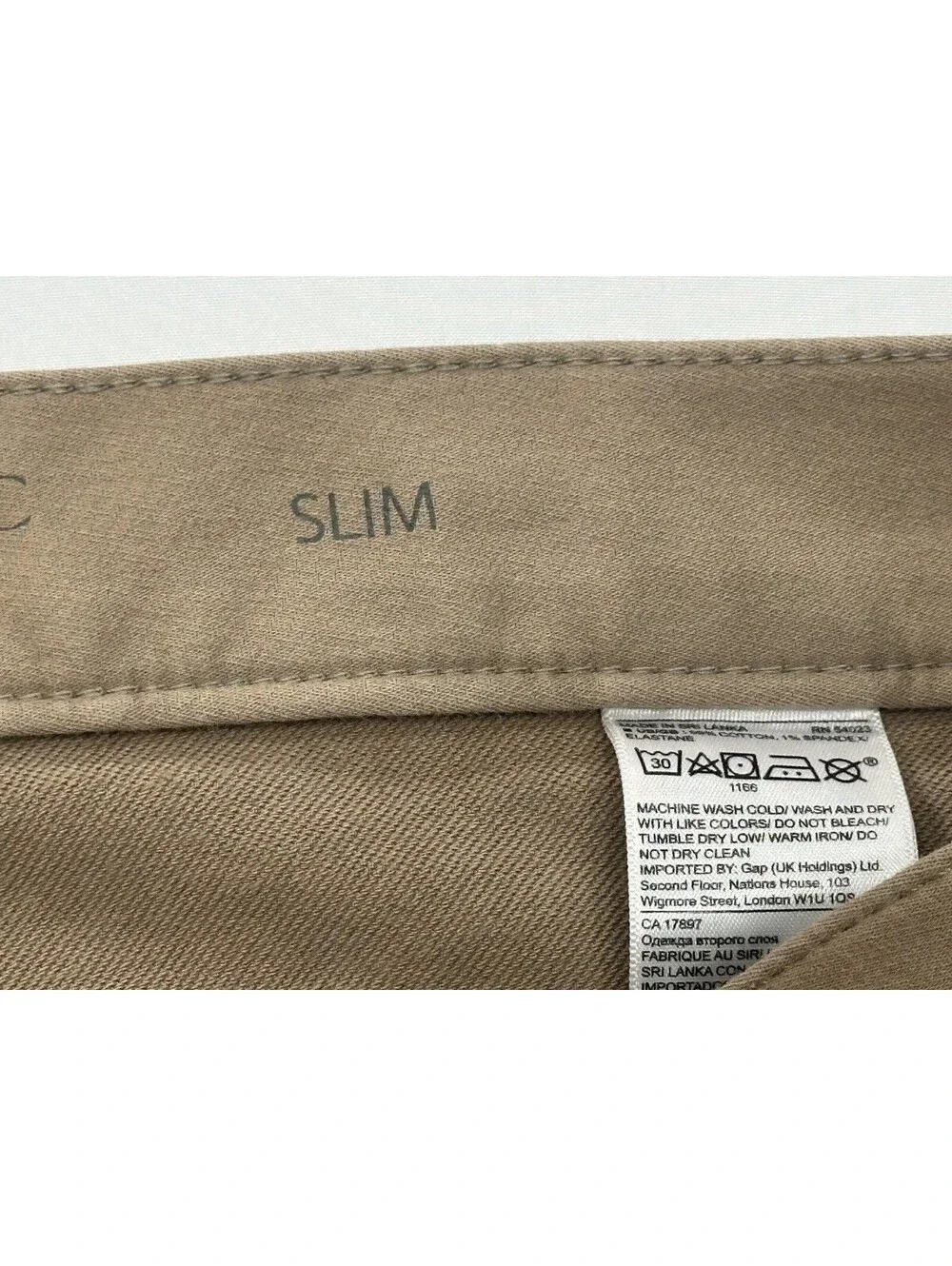 Banana Republic Slim Traveler Jeans Brown Mens 33/30